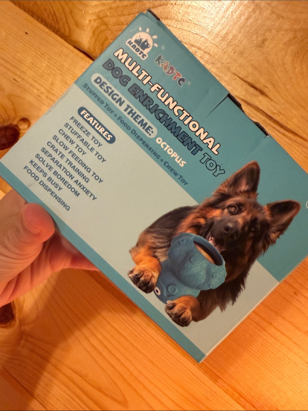 Multi-Functional Dog Enrichment Toy - Blue